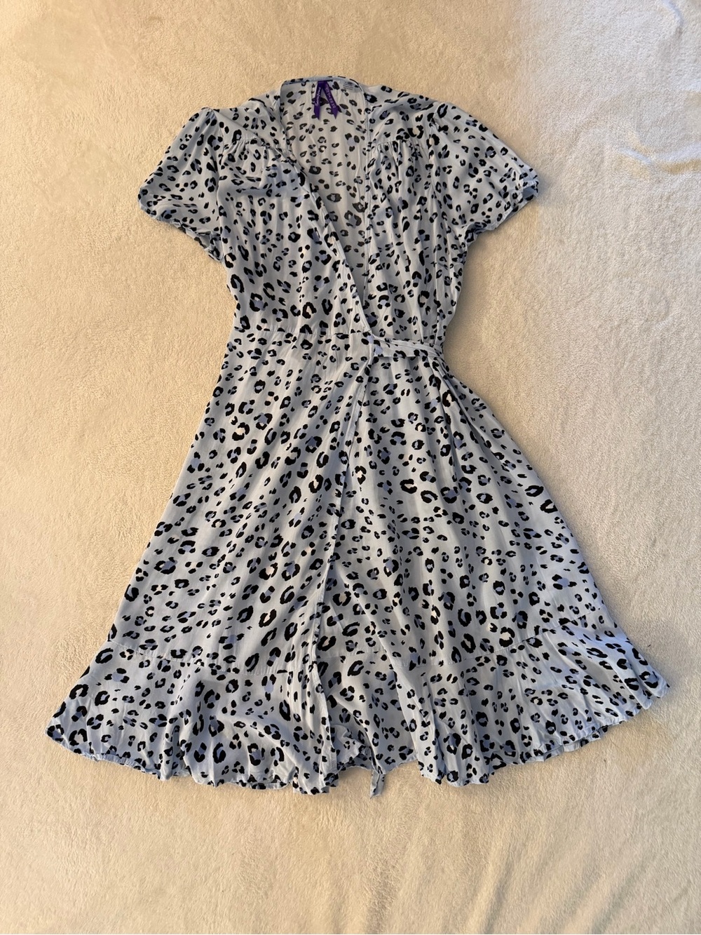 Seraphine Maternity Leopard Print Wrap Dress Size US 8